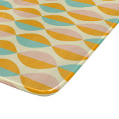 Repeating geometric pattern in beige background snijplank (Hoek)