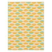 Repeating geometric pattern in beige background tafelkleed (Voorkant)