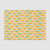 Repeating geometric pattern in beige background tissuepapier (Voorkant)