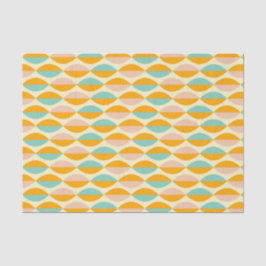 Repeating geometric pattern in beige background tissuepapier