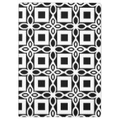 Repeating GEOMETRIC PATTERN in black and white Klembord (Achterkant)