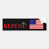 REPENT BUMPERSTICKER (Voorkant)