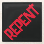 REPENT Glass Onderzetter (Voorkant)