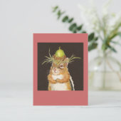 repentant chipmunk briefkaart (Staand voorkant)