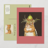 repentant chipmunk briefkaart (Voorkant / Achterkant)