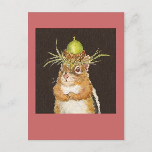 repentant chipmunk briefkaart (Voorkant)