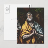 Repentant Saint Peter van El Greco Briefkaart (Voorkant / Achterkant)