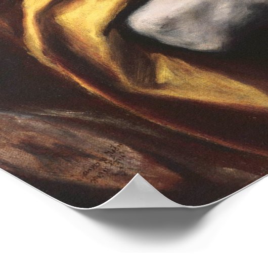 Repentant Saint Peter van El Greco Poster (Hoek)