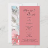 repetitie abrikoos bruiloft & pastel bloempeony kaart (Voorkant)