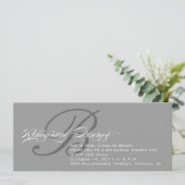 repetitie binnenste uitnodiging grijs monogram B (Staand voorkant)