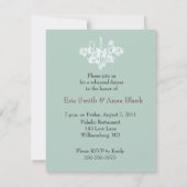 repetitie - binnenuitnodiging - Blauwgroen Kaart (Achterkant)