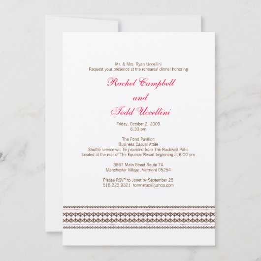 repetitie binnenuitnodiging kaart (Voorkant)