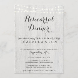 repetitie binnenuitnodiging | Rustic Romantic Kaart