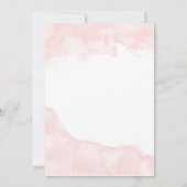 repetitie binnenuitnodiging - zwarte Waterverf Kaart (Achterkant)