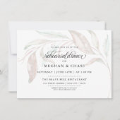 REPETITIE | Bleke pastel Waterverf gebladerte Kaart (Voorkant)