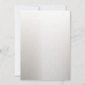 Repetitie Diner Boho White Flower Blue Moon Party Kaart (Achterkant)