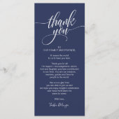 Repetitie Diner Dank u Plaats Kaart (Voorkant)