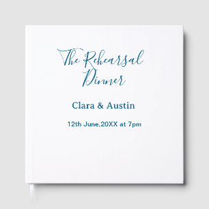 Repetitie diner de avond ervoor eenvoudig minimaal gastenboek