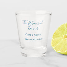 Repetitie diner de avond voor de bruiloft eenvoudi