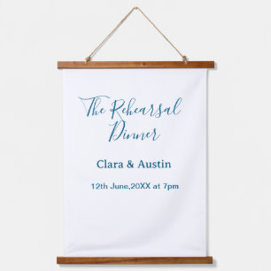 Repetitie diner de avond voor eenvoudig minimaal m hangend wandkleed