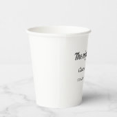 Repetitie diner de avond voor eenvoudige minimale  papieren bekers (Rechts)