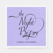 Repetitie diner de avond voor papieren servet (Voorkant)