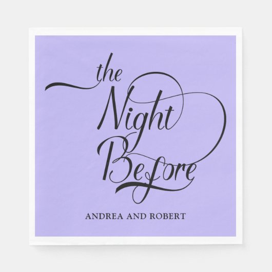 Repetitie diner de avond voor papieren servet (Voorkant)