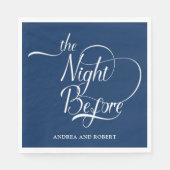 Repetitie diner de avond voor papieren servet (Voorkant)