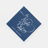 Repetitie diner de avond voor papieren servet (Hoek)