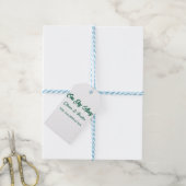 Repetitie diner één dag voor de bruiloft cadeaulabel (Met Touw)