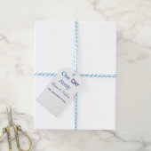 Repetitie diner één dag voor de bruiloft cadeaulabel (Met Touw)