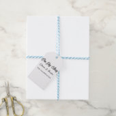 Repetitie diner één dag voor de bruiloft cadeaulabel (Met Touw)