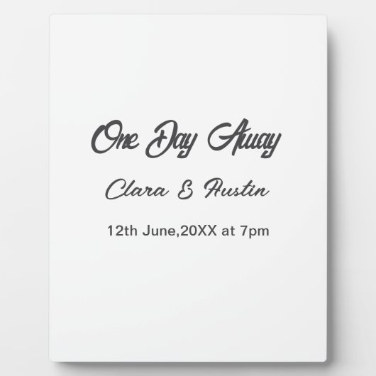 Repetitie diner één dag voor de bruiloft fotoplaat (Voorkant)