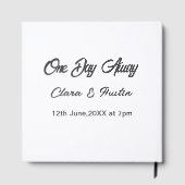 Repetitie diner één dag voor de bruiloft gastenboek (Achterkant)