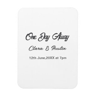 Repetitie diner één dag voor de bruiloft magneet