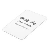 Repetitie diner één dag voor de bruiloft magneet (Linkerzijde)