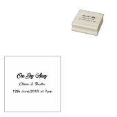 Repetitie diner één dag voor de bruiloft rubberstempel (Gestempeld)