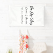 Repetitie diner één dag voor de bruiloft spandoek (Insitu)