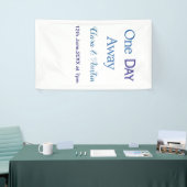 Repetitie diner één dag voor de bruiloft spandoek (Beurs)