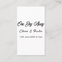 Repetitie diner één dag voor de bruiloft