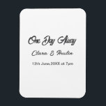 Repetitie diner één dag voor middernacht naam datu magneet<br><div class="desc">ontwerp</div>