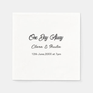 Repetitie diner Een dag weg avond voor naamdag Servet