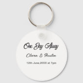 Repetitie diner Een dag weg avond voor naamdag Sleutelhanger (Achterkant)