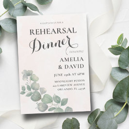 Repetitie Diner Eucalyptus Groen & Sinaasappel Kaart