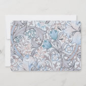 Repetitie diner Golden Lily Elegant Morris Kaart (Achterkant)