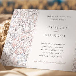 Repetitie diner Golden Lily Elegant Morris Kaart