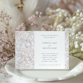 Repetitie diner Golden Lily Elegant Morris Kaart