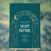 Repetitie Diner Hemels Blauwgroen Welkom Acryl Bord (Neutraal)