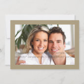 repetitie diner klassieke rollen 2 bruiloft uitnod kaart (Achterkant)