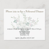 Repetitie Diner Mason Jar Country Save the Date Uitnodiging Briefkaart (Voorkant)